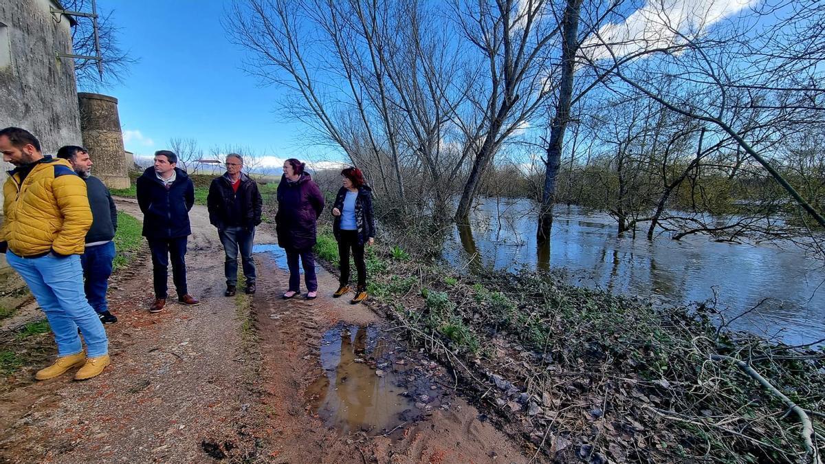 El Gobierno visita las zonas afectadas por el temporal en Extremadura