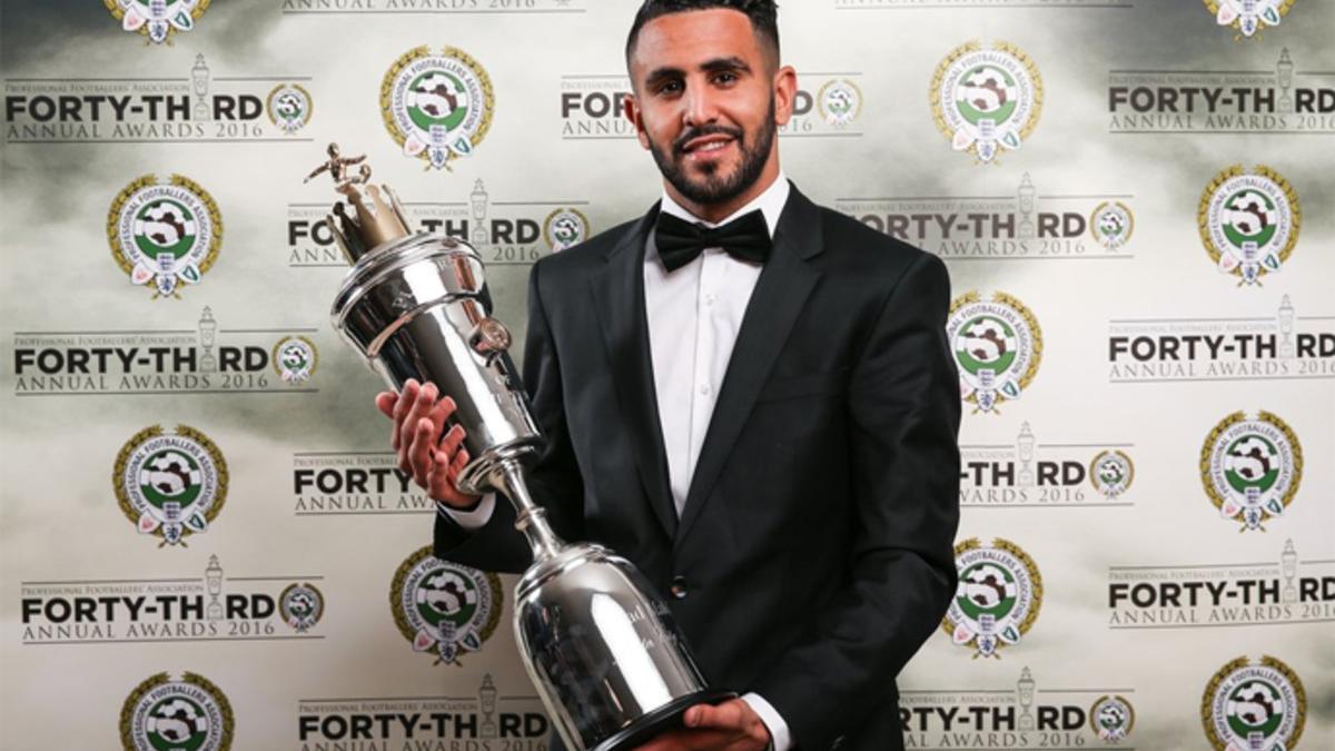 Mahrez, mejor jugador de la Premier