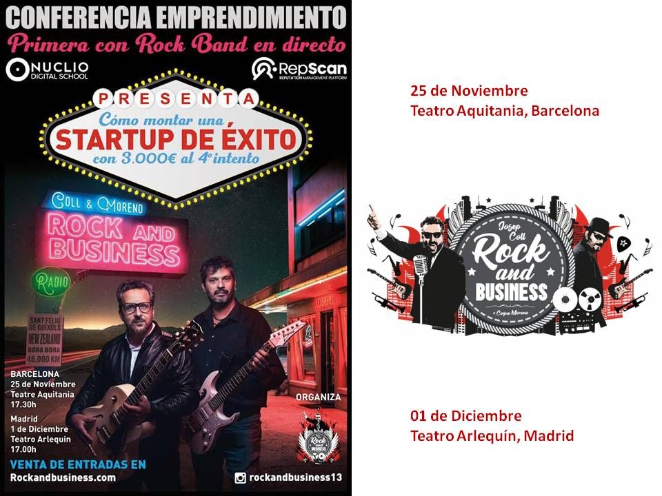 Rock &amp; Business en Barcelona y Madrid