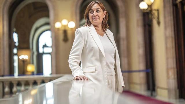 Sílvia Paneque, consellera de Territori, Habitatge i Transició Ecològica, al Parlament de Catalunya. | JORDI OTIX