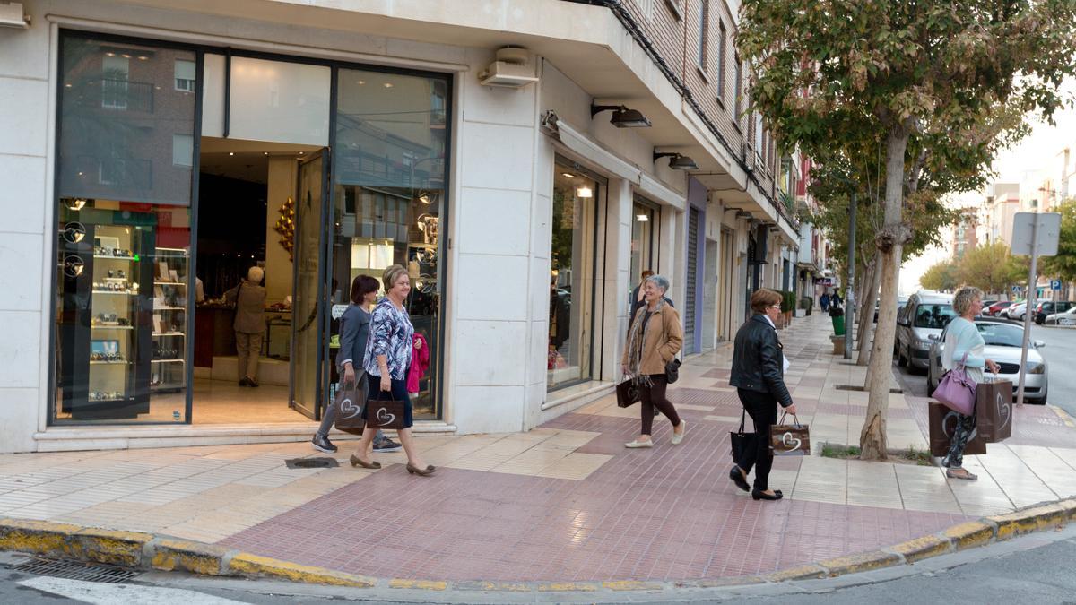 Uno de los comercios de Meliana