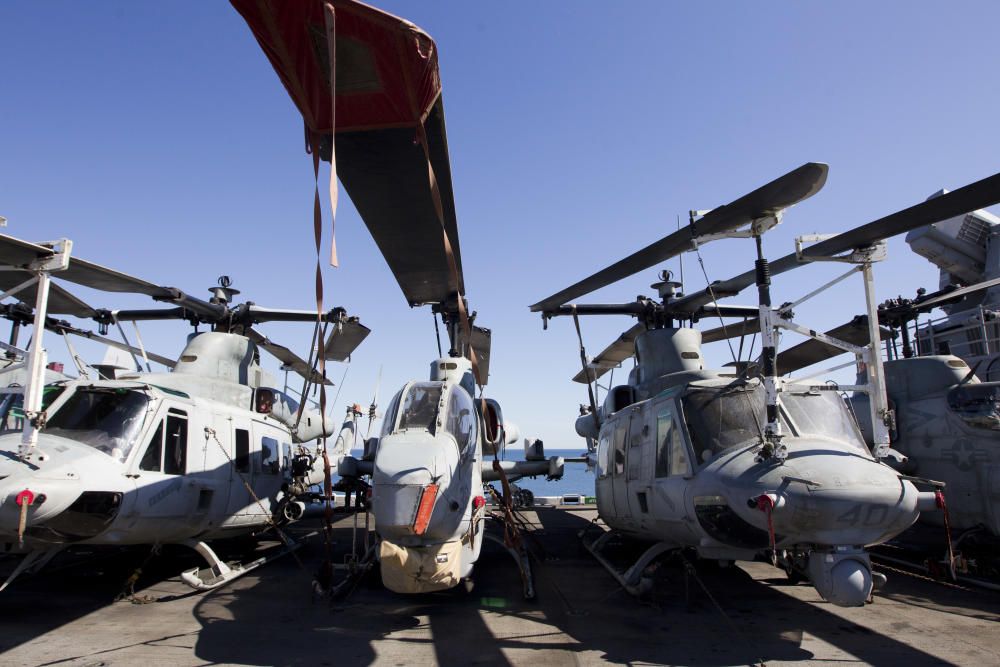 El portaaviones del ejército norteamericano USS Kearsarge