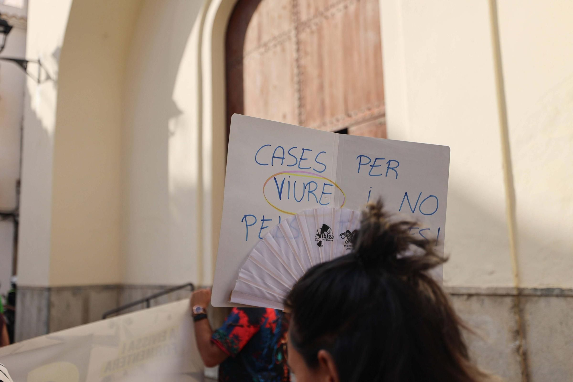 Manifestación contra la masificación turística en Ibiza