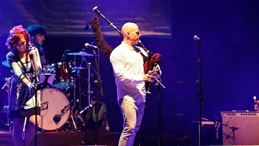 Bras Rodrigo, durante un concierto en Gijón.