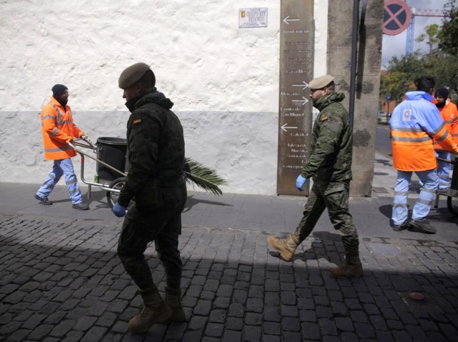 Militares en La Laguna