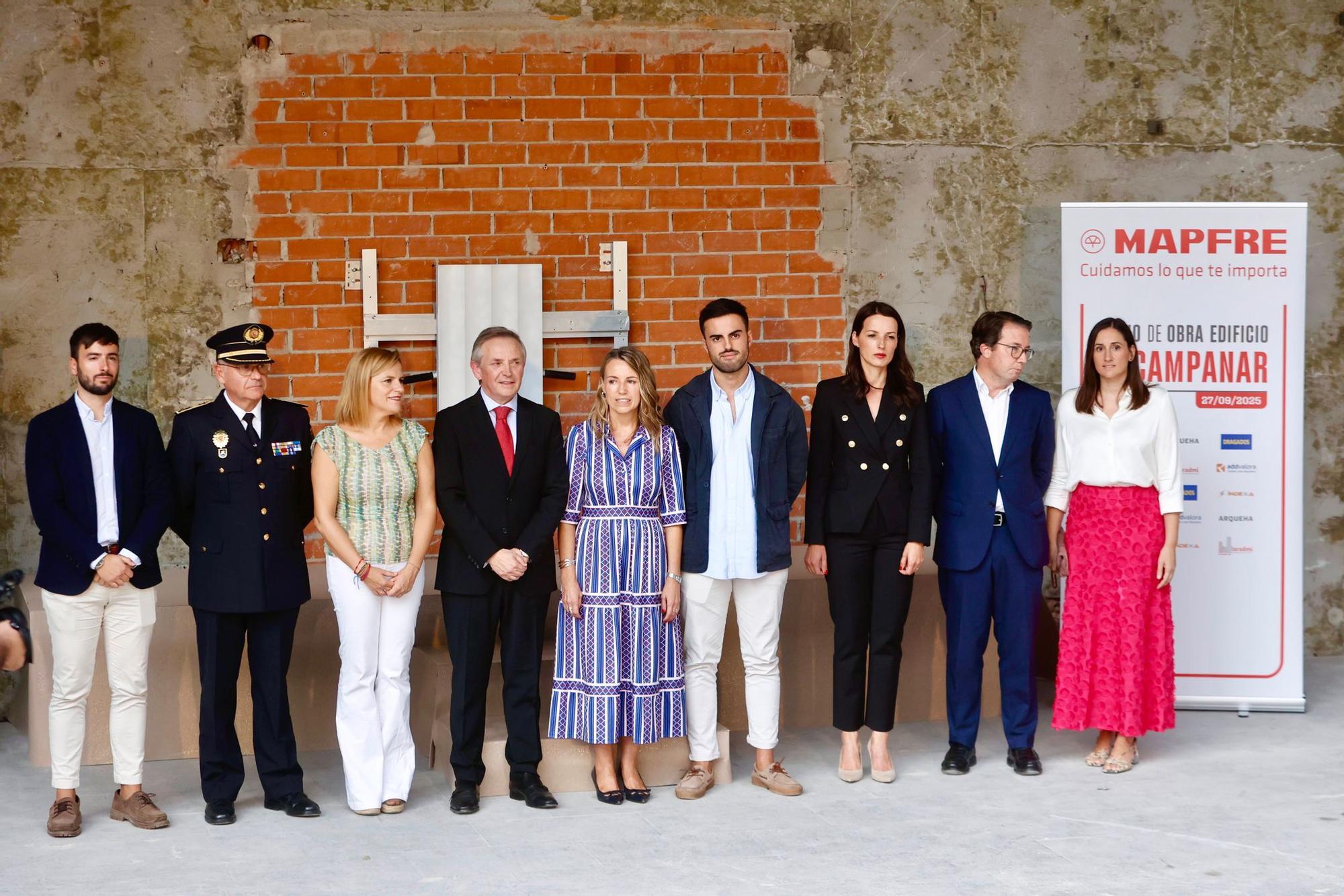 Primera piedra del edificio de Campanar
