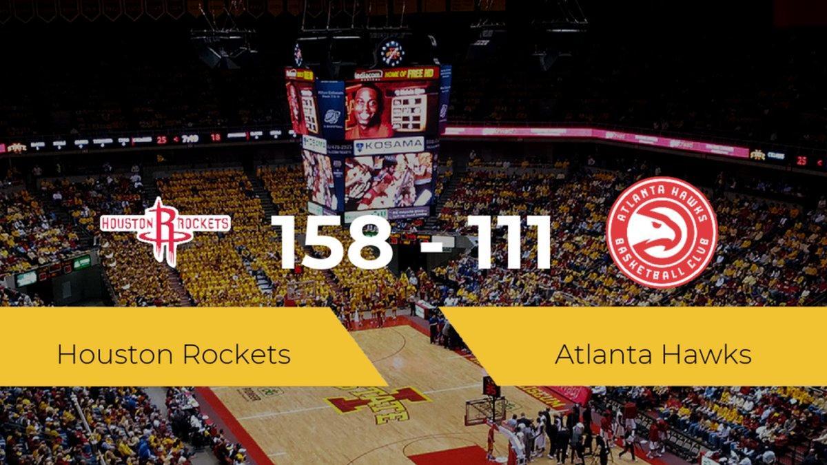 Triunfo de Houston Rockets ante Atlanta Hawks por 158-111