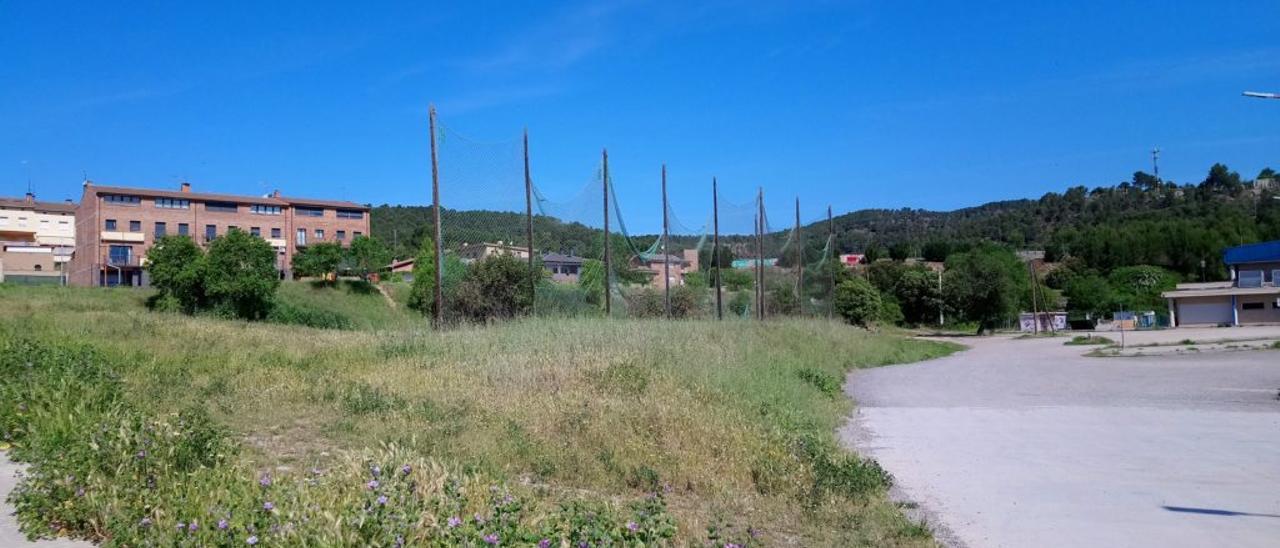 Terreny que se cedeix a la Generalitat per a la construcció de l'institut de Navàs