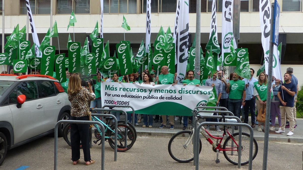 Concentración de Csif frente a Educación.