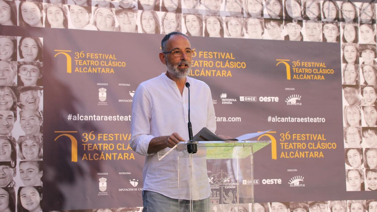 Francisco Palomino, director del Festival de Teatro Clásico de Alcántara.