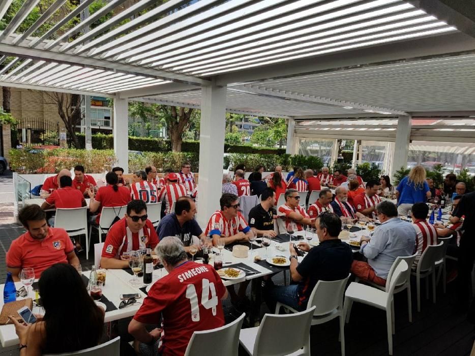 Encuentro de seguidores del Atleti en Alicante