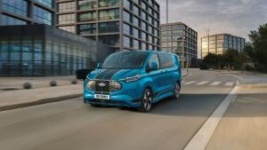 La Ford E-Transit Custom es el nuevo rediseño del clásico de la marca estadounidense