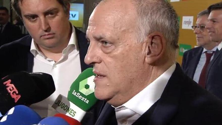 Tebas: “Laporta tiene derecho a desfogarse. Ya se le pasará”