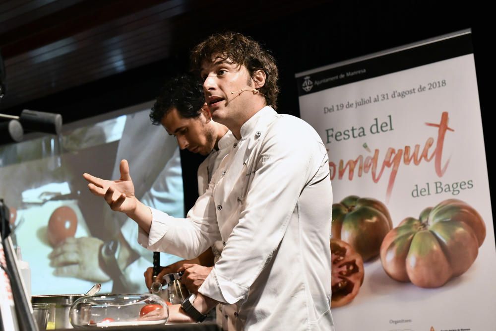 Jordi Cruz parla dels tomàquets a Manresa