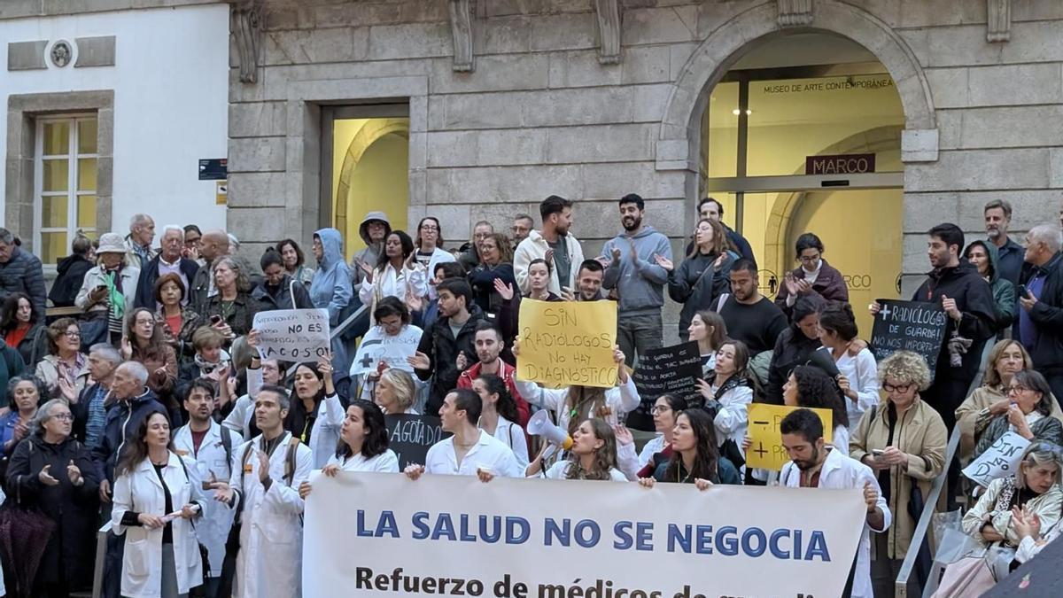 Protesta por «falta de personal» en los centros de salud vigueses