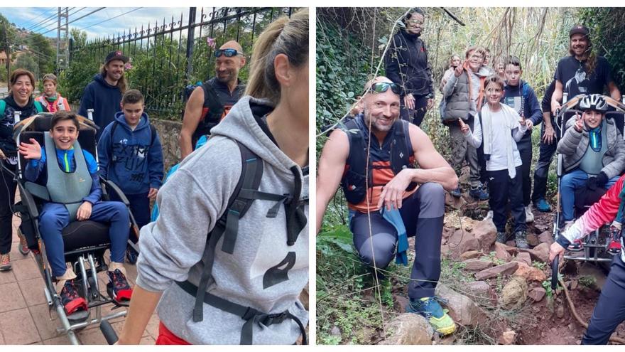 La asociación de Castellón que logra que personas en sillas de ruedas puedan subir a la montaña