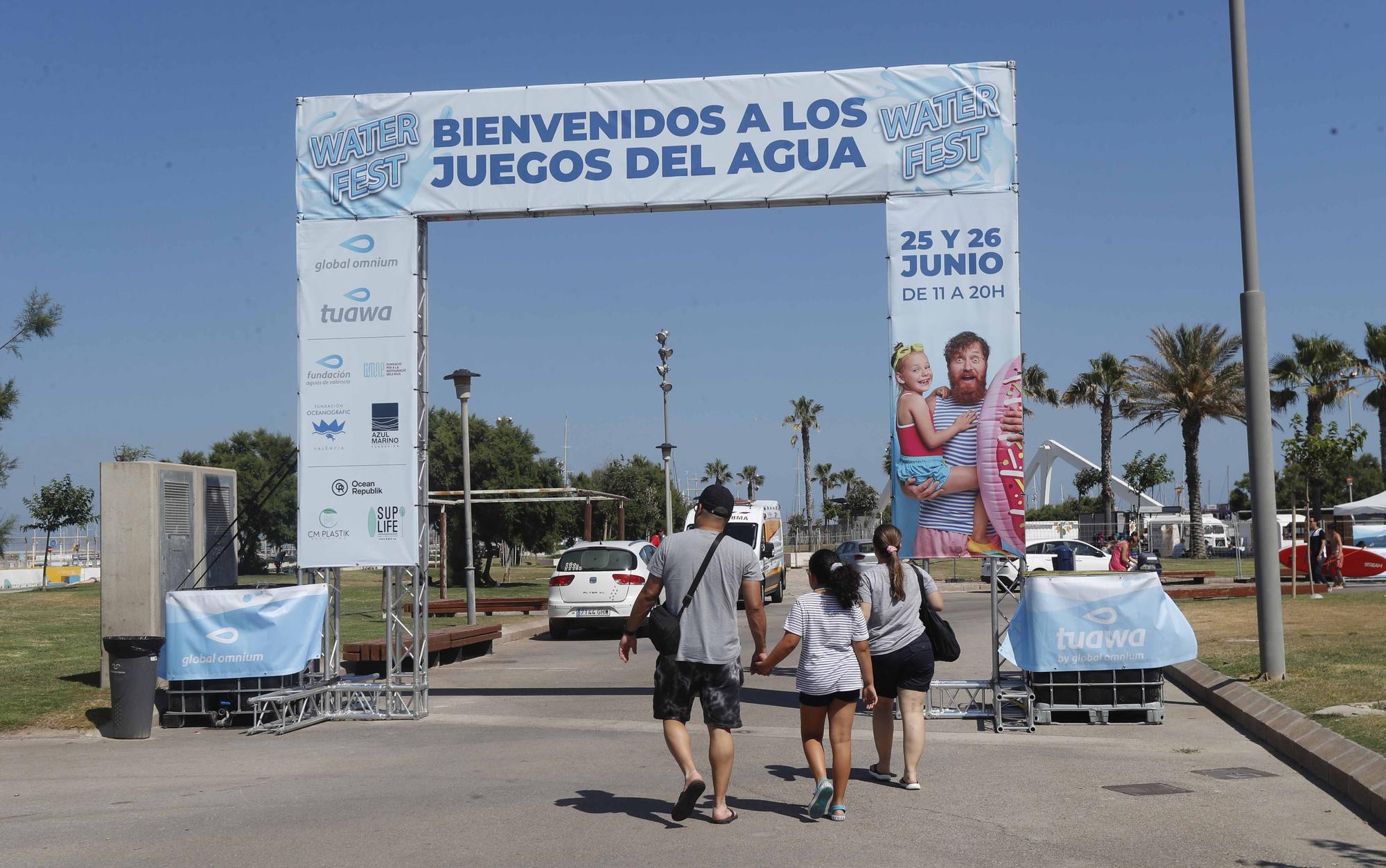 La Fiesta del Agua de Global Omnium y Tuawa en la Marina de València