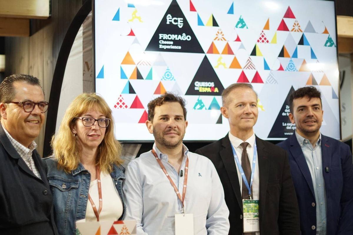 Presentación de Fromago en la 29ª edición de Salimat-Abanca, el Salón de Alimentación del Atlántico que se celebra en Silleda (Pontevedra),