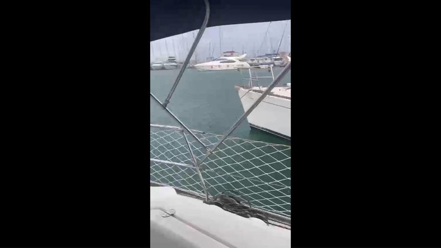 “El cel ens va caure damunt”: sorpresos pel tornado de Xàbia (vídeo)