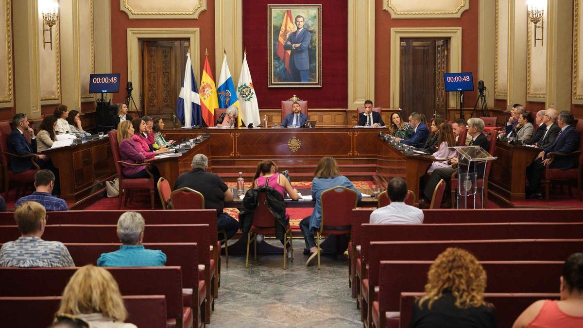 Pleno del Ayuntamiento de Santa Cruz.