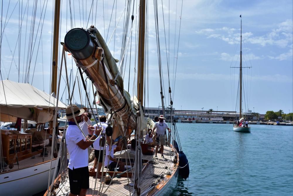 Los barcos clásicos surcan el mar de Mallorca