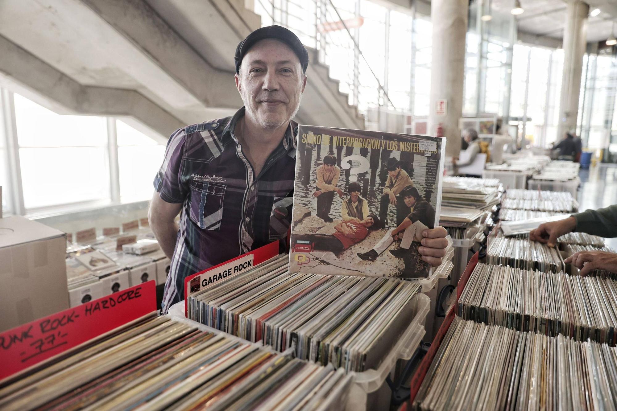 La Fira del Disc de Mallorca reúne a los coleccionistas y apasionados del vinilo