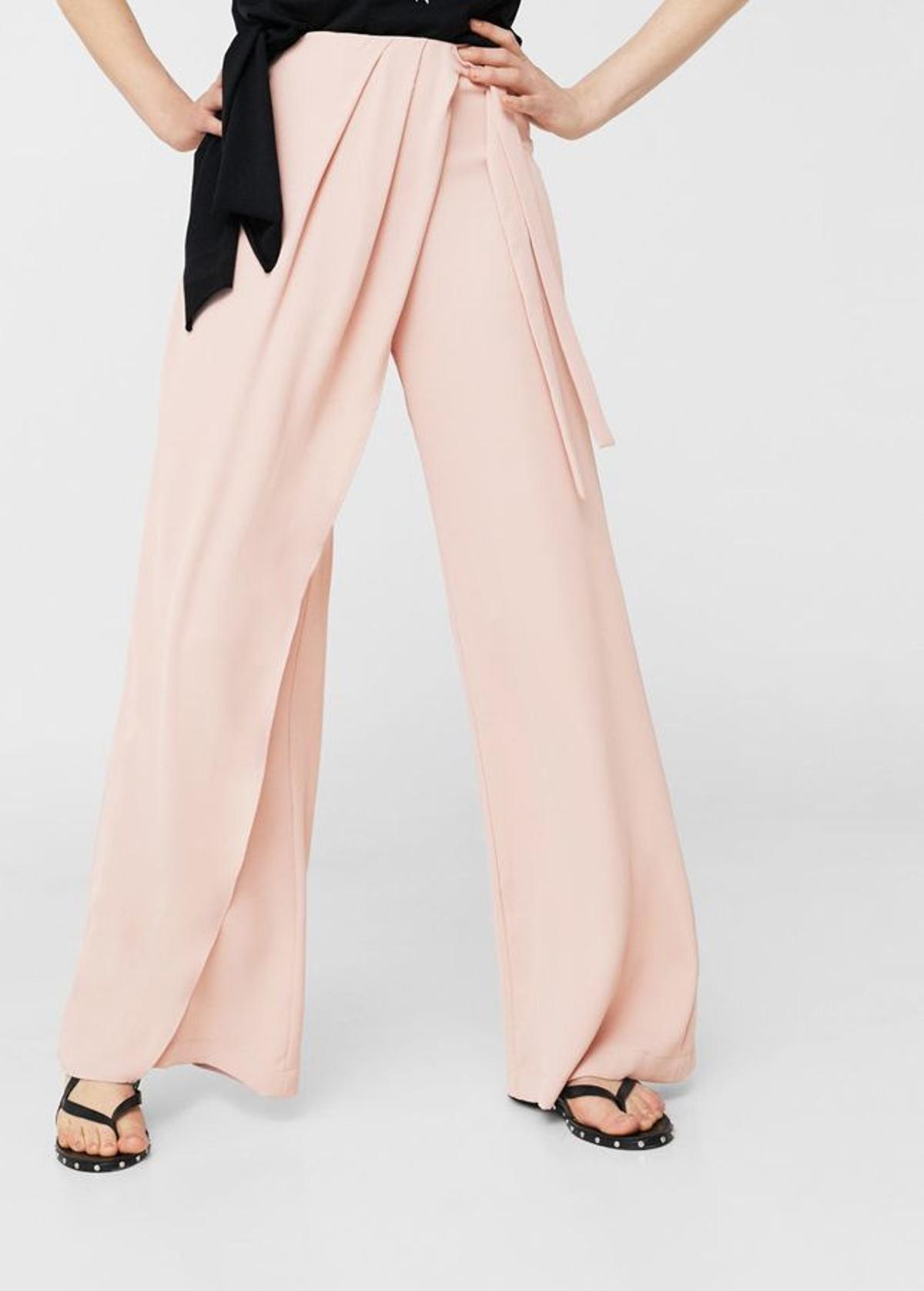 Rebajas Mango 2017: Pantalón pareo rosa