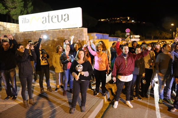 Cassolada contra els agents de la Guàrdia Civil a l'Escala