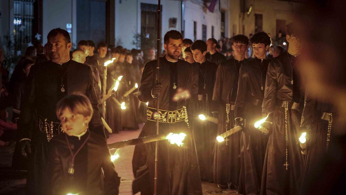 Así ha sido la Procesión del Silencio en Sagunt