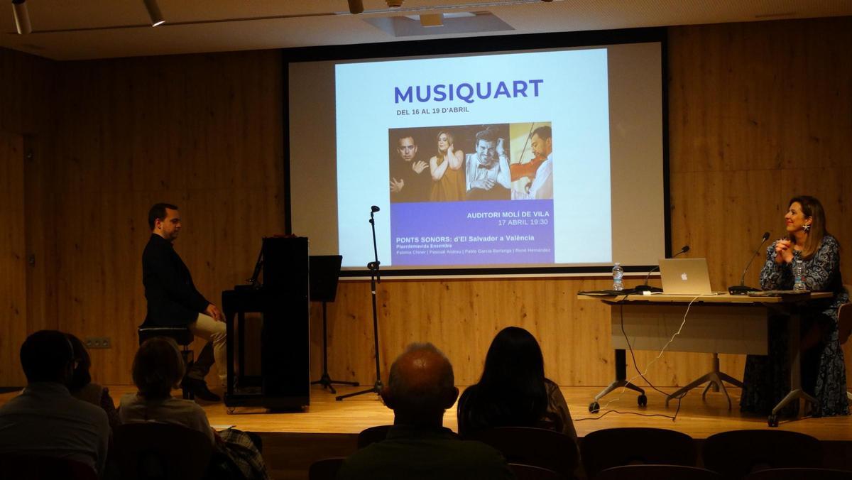 La Casa de Cultura ha acogido la presentación del festival MusiQuart.