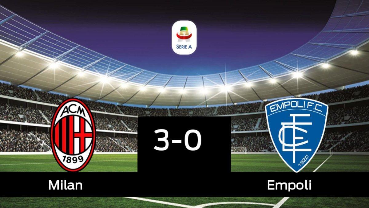 Victoria para el Milan tras golear al Empoli 3-0