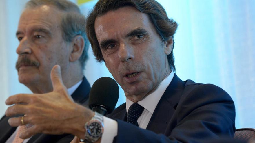 Aznar evita al PP en su visita a la Comunidad