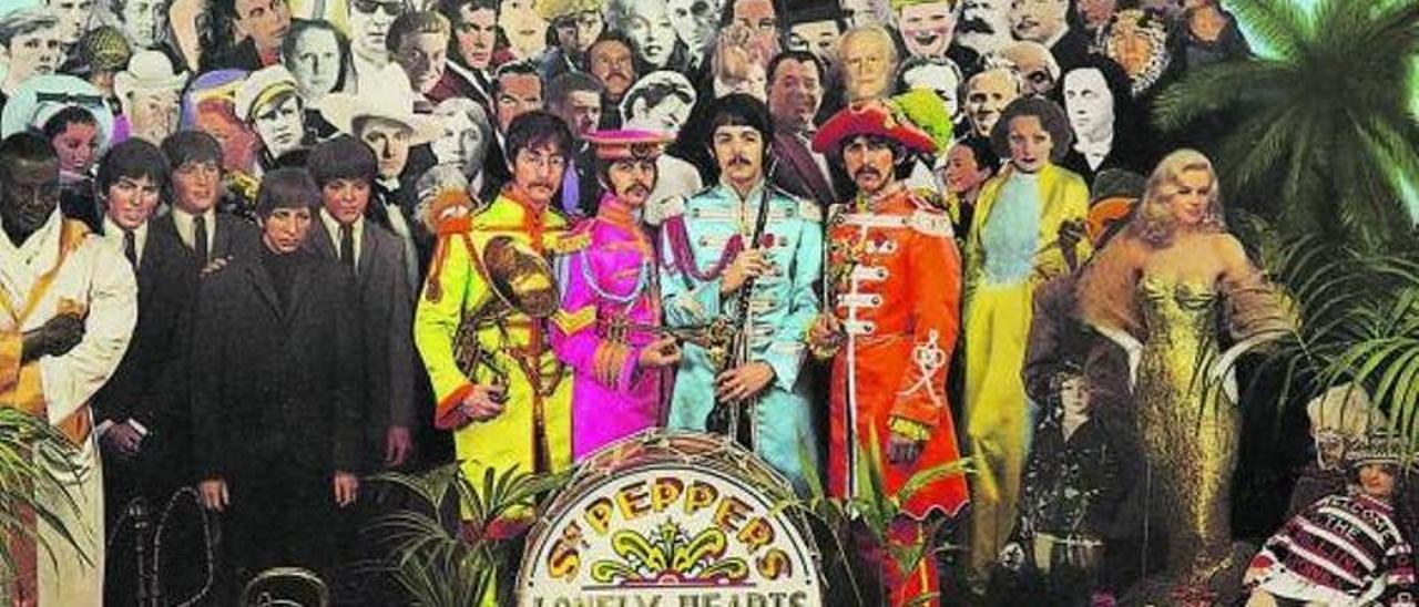 ‘Sgt. Pepper’s Lonely Hearts Club Band’, quizá la portada más celebre de la historia de la música pop.