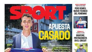 Portada SPORT 22 de junio de 2024