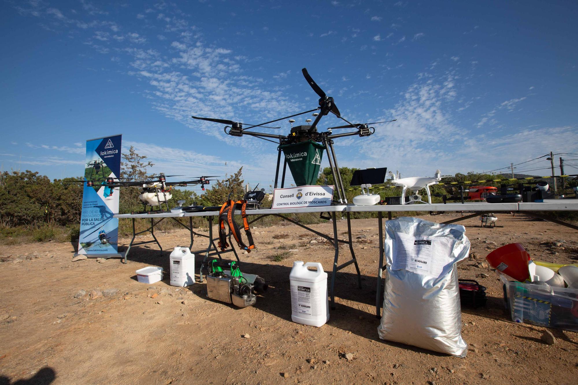 Drones contra los mosquitos de Ibiza