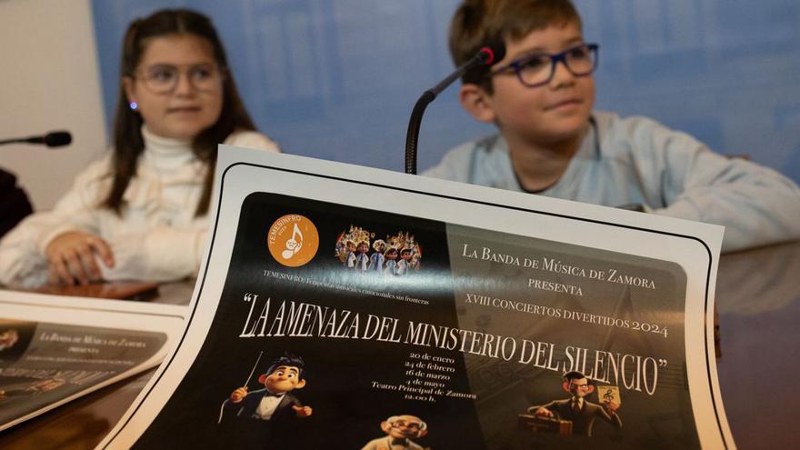 Presentación del ciclo de Conciertos Divertidos de la Banda de Música de Zamora. | Ana Burrieza (Archivo)