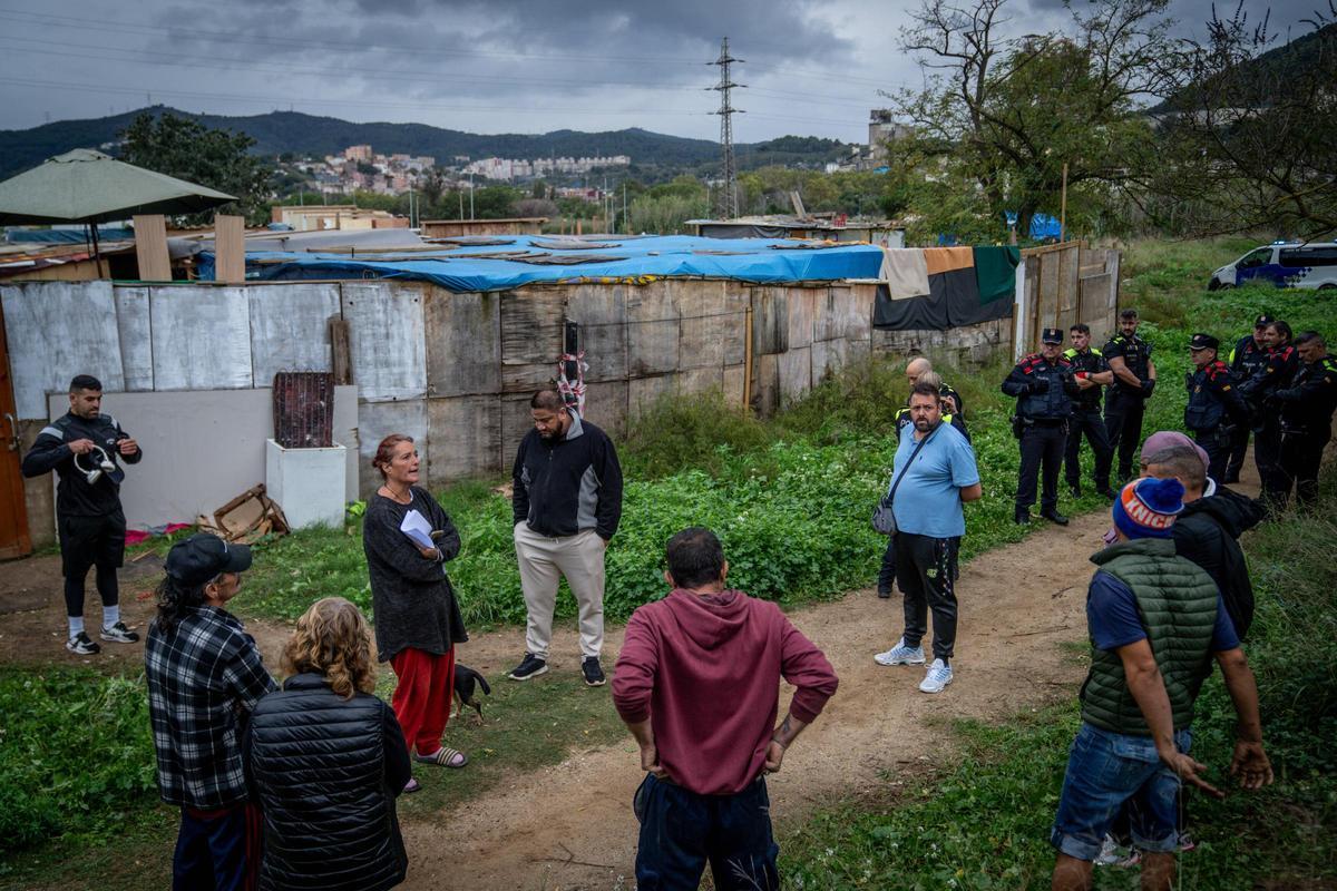 Cuenta atrás para el desalojo del campamento de chabolas de Montcada