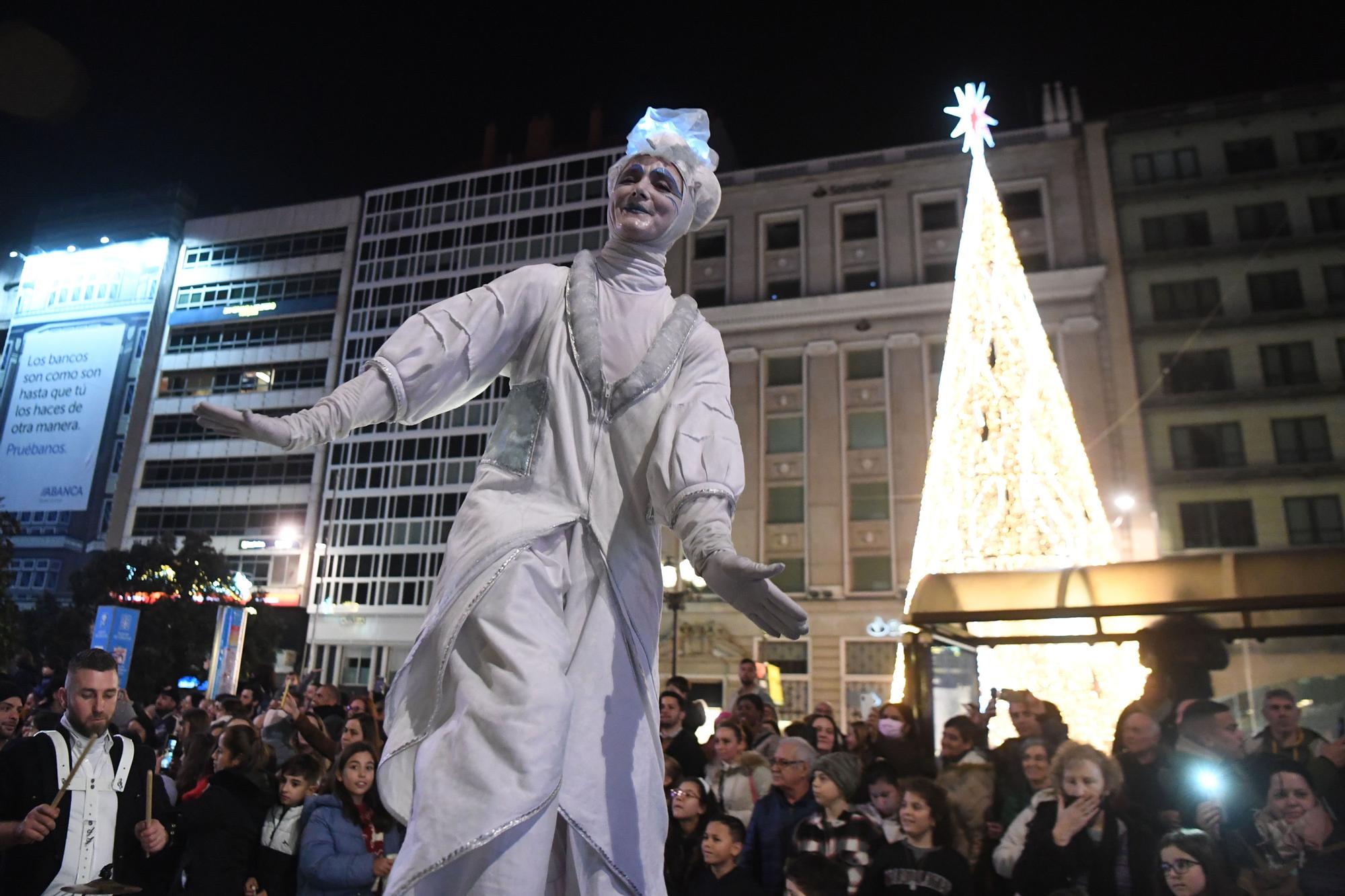 Todas las imágenes de la cabalgata de Reyes Magos 2023 en A Coruña