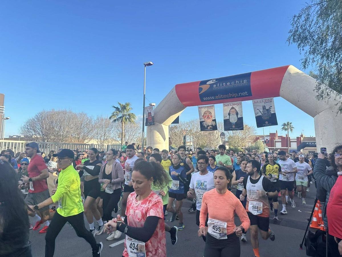 La Cursa de Sa Llego reunió a más de 2.000 corredores en sa Pobla