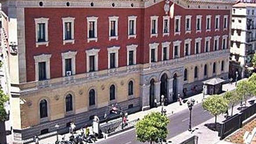 Façana principal de la seu del Tribunal de Comptes, situada al centre de Madrid