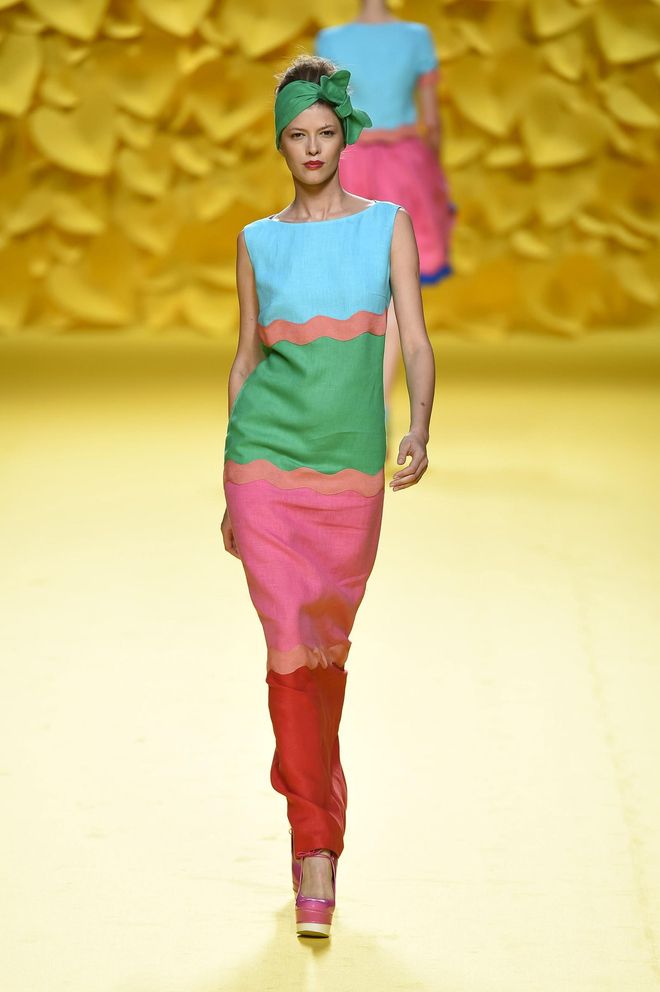 MBFWM 2015: Ágatha Ruiz de la Prada Primavera/Verano 2016, color block