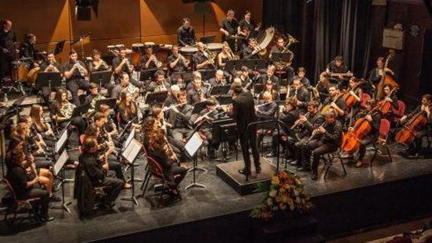 Concierto de la Banda Ciutat d&#039;Eivissa en Can Ventosa.