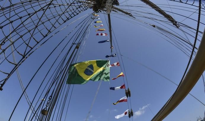 13/09/2017 LAS PALMAS DE GRAN CANARIA. Buque de la Armada de Brasil El Cisne Branco, en el Arsenal. FOTO: J. PÉREZ CURBELO