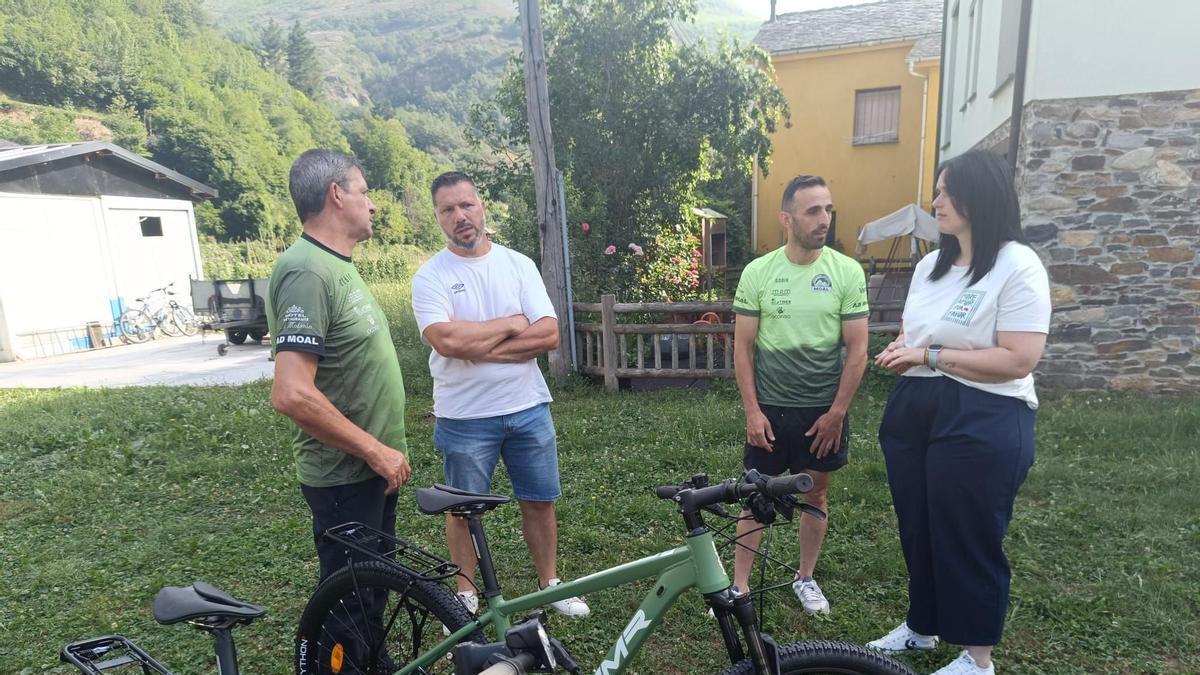 La presentación de la ruta en Moal