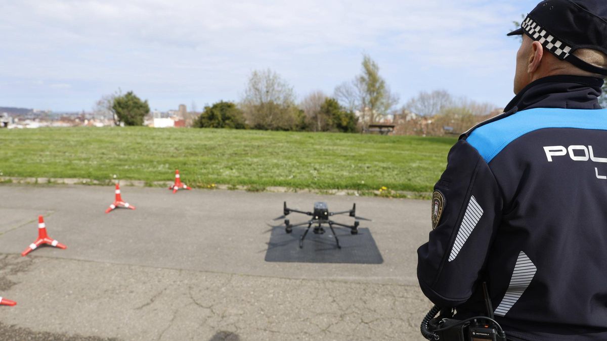 Un dron de la Policía Local.