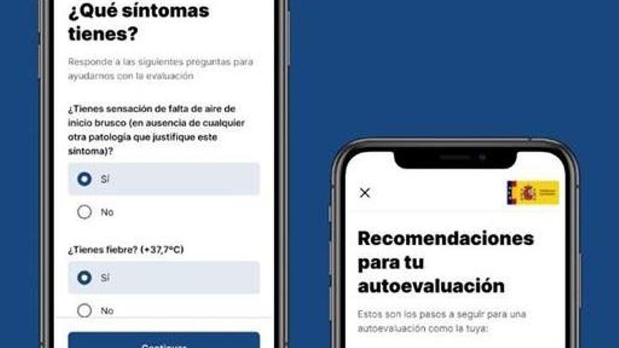 App de autodiagnÃ³stico del coronavirus.