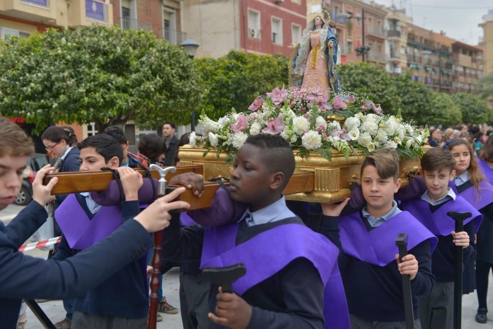 Procesión infantil del Colegio Buen Pastor