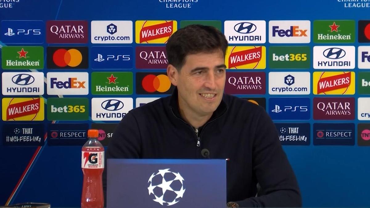 Iraola: "El Atleti nos ha sorprendido con su planteamiento"