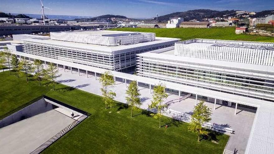 Nuevos edificios de la sede central de Inditex, en el polígono de Sabón (Arteixo).