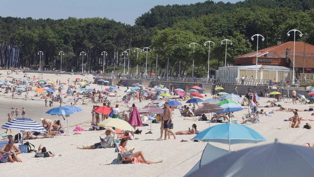 Vigo podría alcanzar los 38 ºC durante la jornada de este viernes.